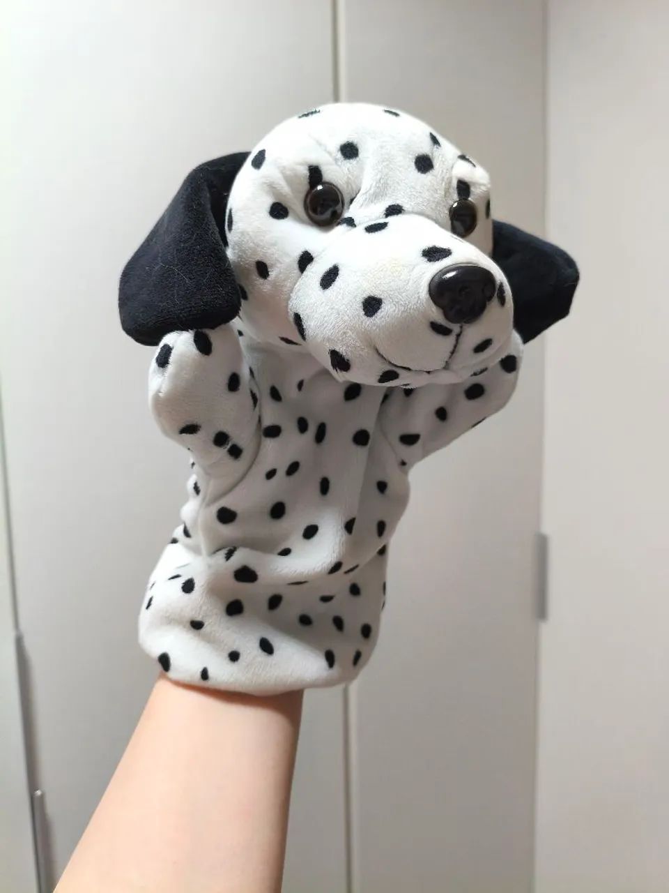 Fantoche cachorro pelúcia