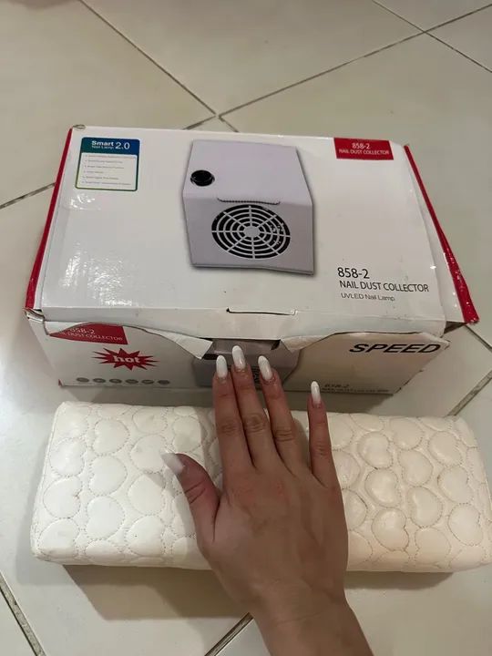 Aspirador coletor de pó para unhas gel sugador - Foto 2