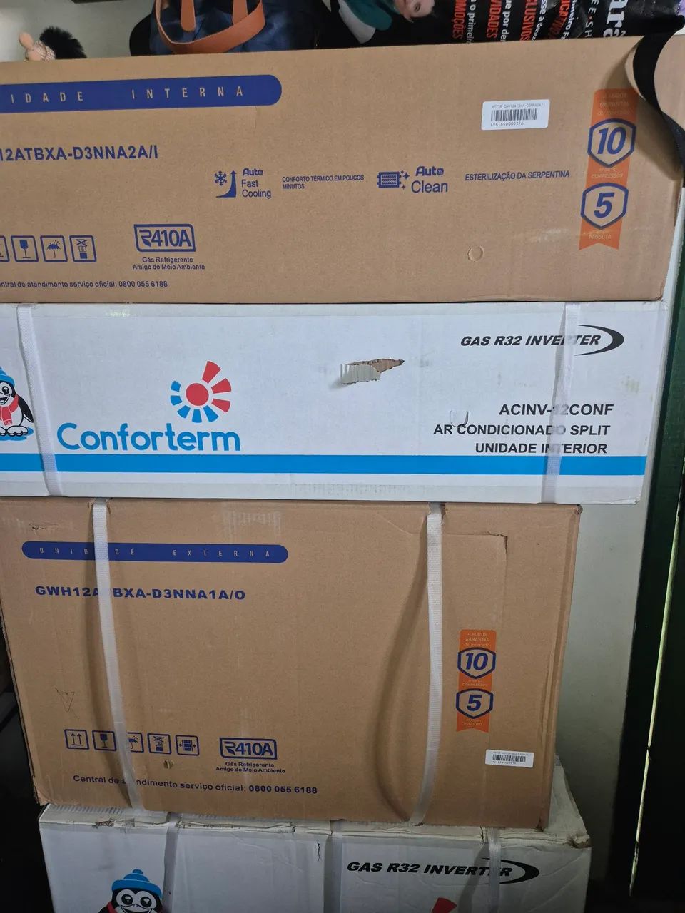 Ar Condicionado Split Inverter Conforterm 12000 BTUs Frio