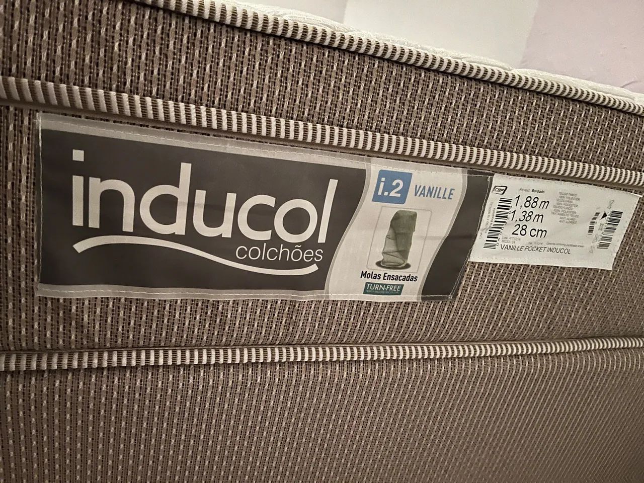 Cama casal box completo inducol vanille  - Foto 3