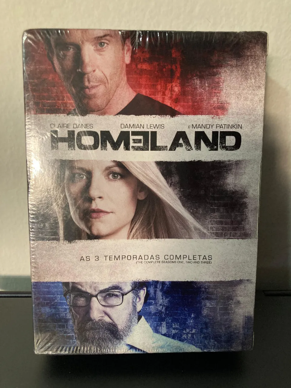 Box DVD Homeland as 3 primeiras temporadas original lacrado