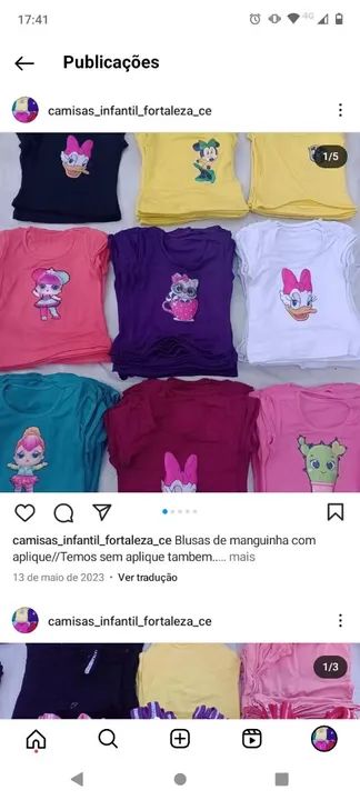 Blusas infantil  5 reais atacado - Foto 4