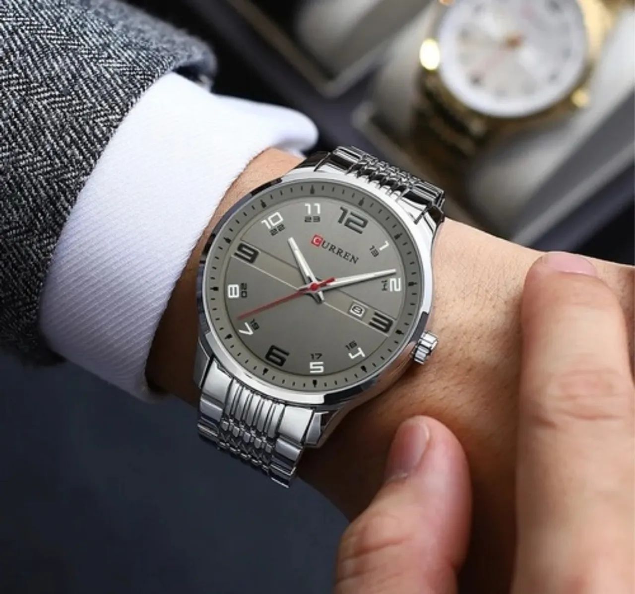 Relógio Masculino Curren: Elegância e Estilo - Foto 4
