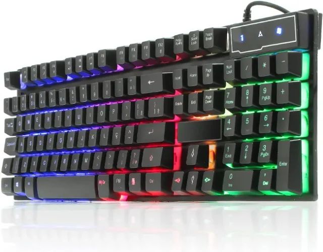 Kit Teclado e Mouse 2 em 1 Gamer Com Fio para computador - Foto 3
