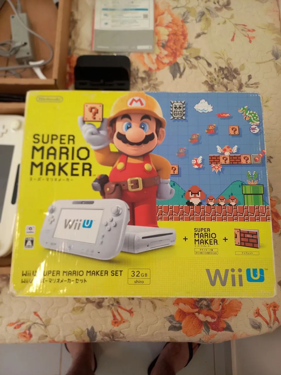 Nintendo Wii U japonês com 6 jogos e acessórios. Item para colecionador