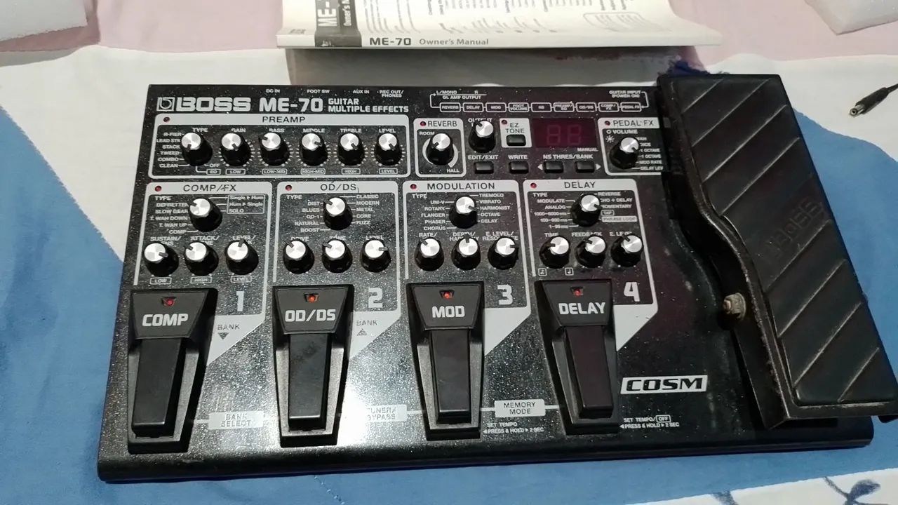 PEDALEIRA BOSS ME 70 - Instrumentos musicais - Delmiro Gouveia