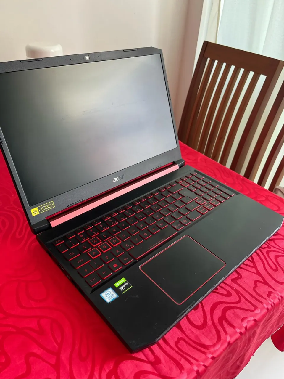 Notebook Gamer Acer Nitro 5 AN515-54 - i5, GTX 1650, 16GB RAM, SSD + HDD