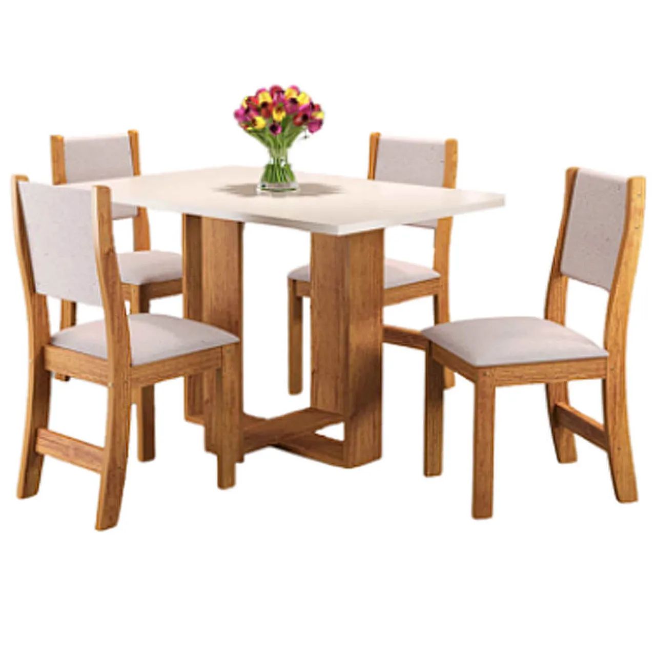 Mesa de Jantar Magic com 4 Cadeiras- Produto Novo  - Foto 3