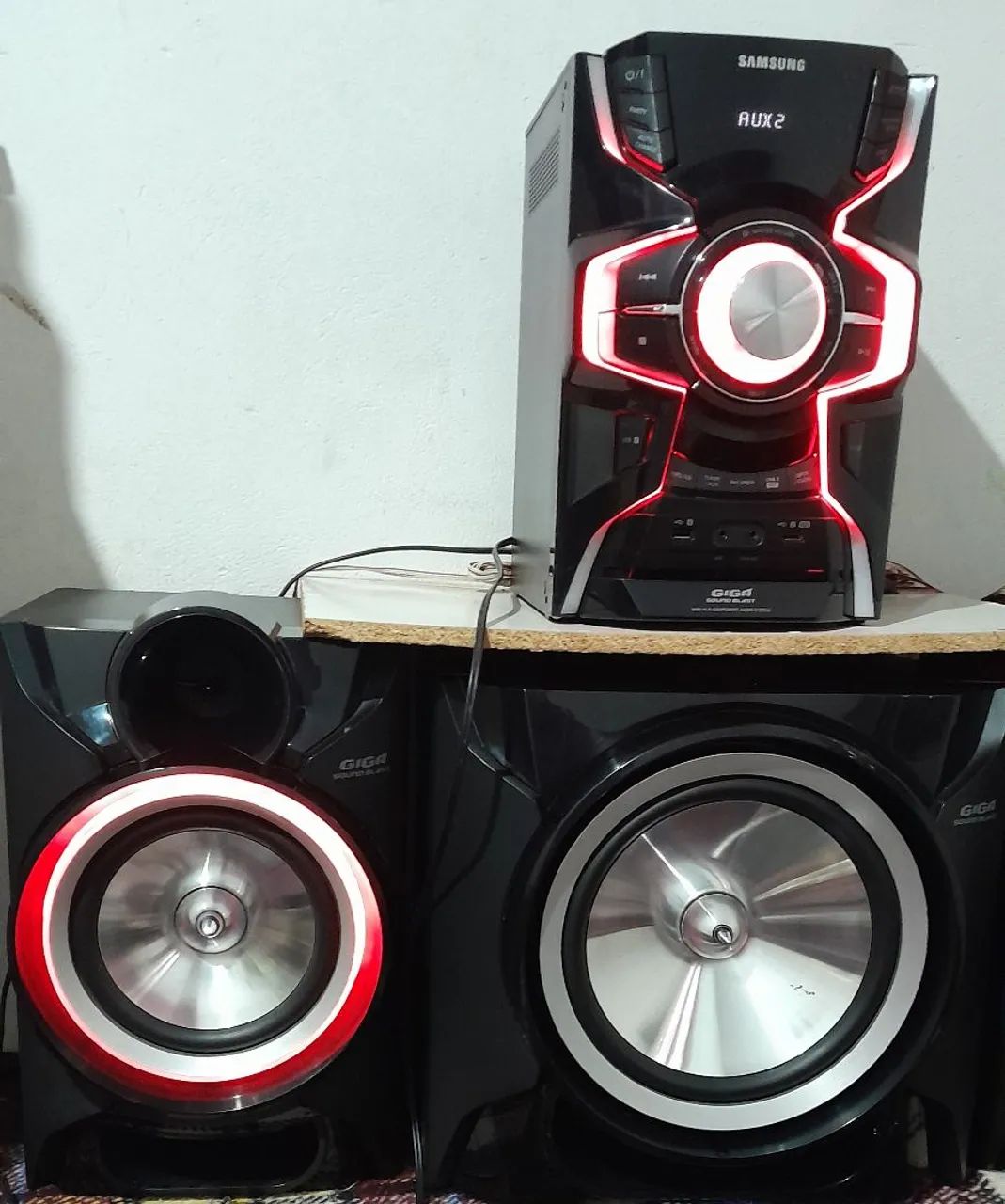 Mini System Samsung Giga Sound Blast Relíquia 1200 wts (( Leia O