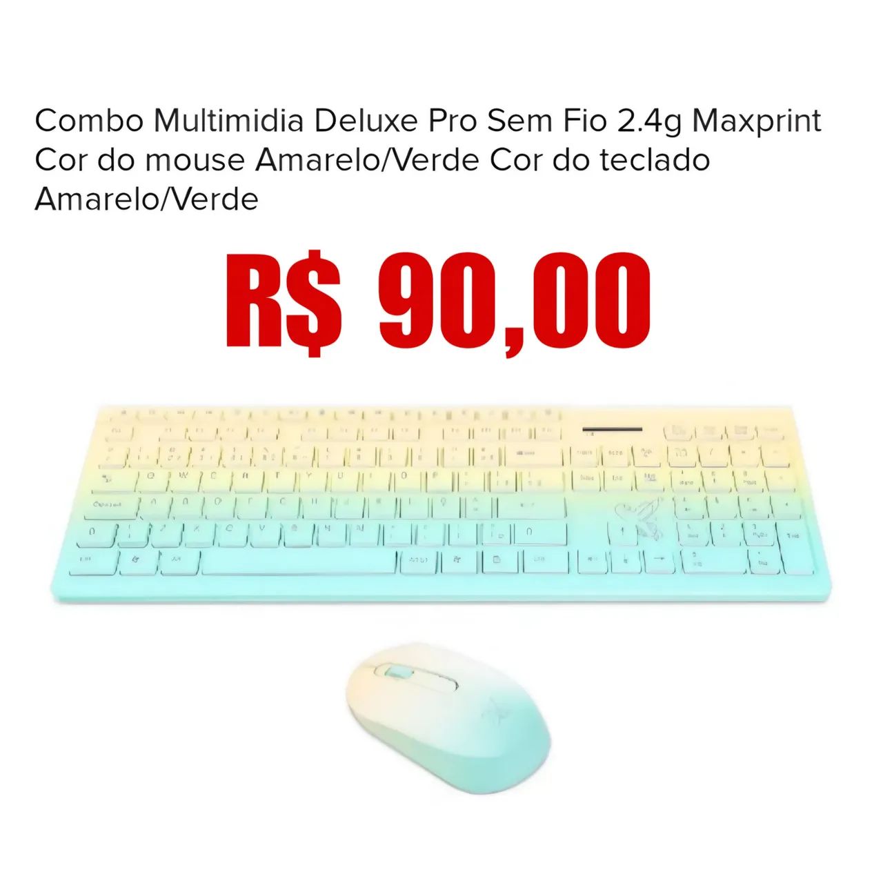 Teclado Degradê