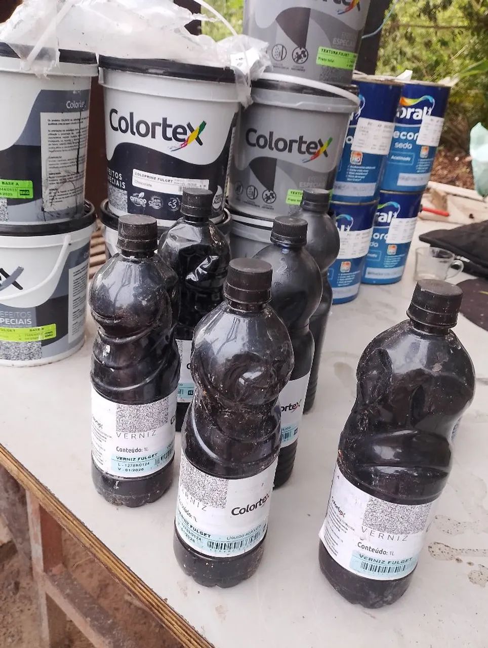 Latas de tinta Coral Decor Seda Acetinado 3,2L e textura  - Foto 4
