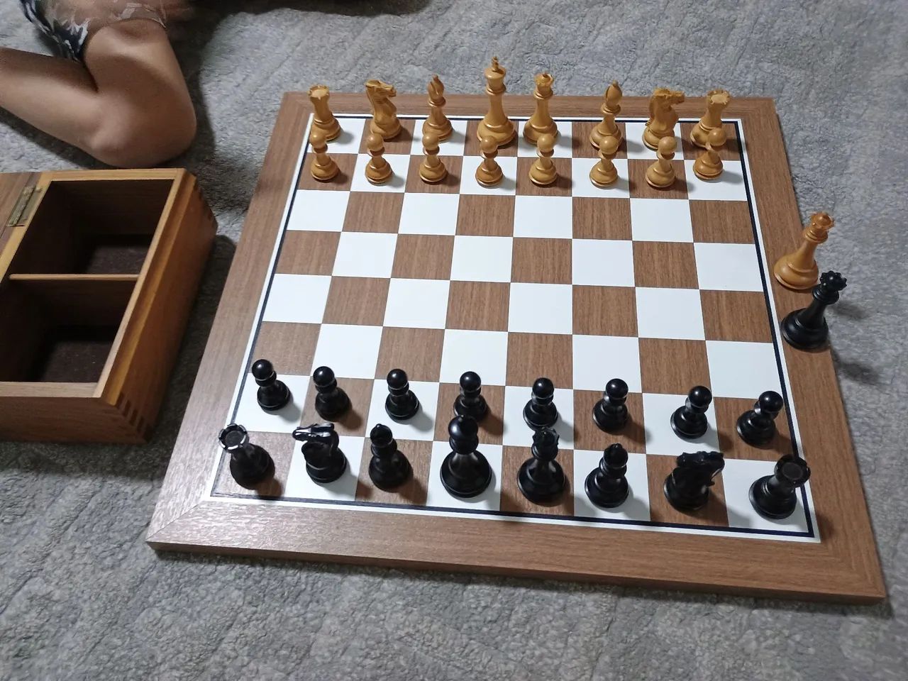 Jogo de Xadrez de Madeira Reykjavik 1972 - Foto 2