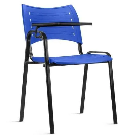 Cadeira Universitária com Prancheta Azul