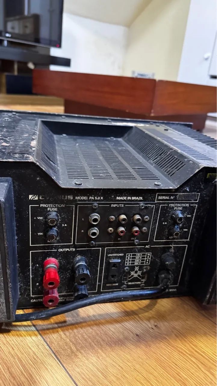 Amplificador de Som Cygnus PA 5.0x Alto Desempenho para Dj - Foto 3
