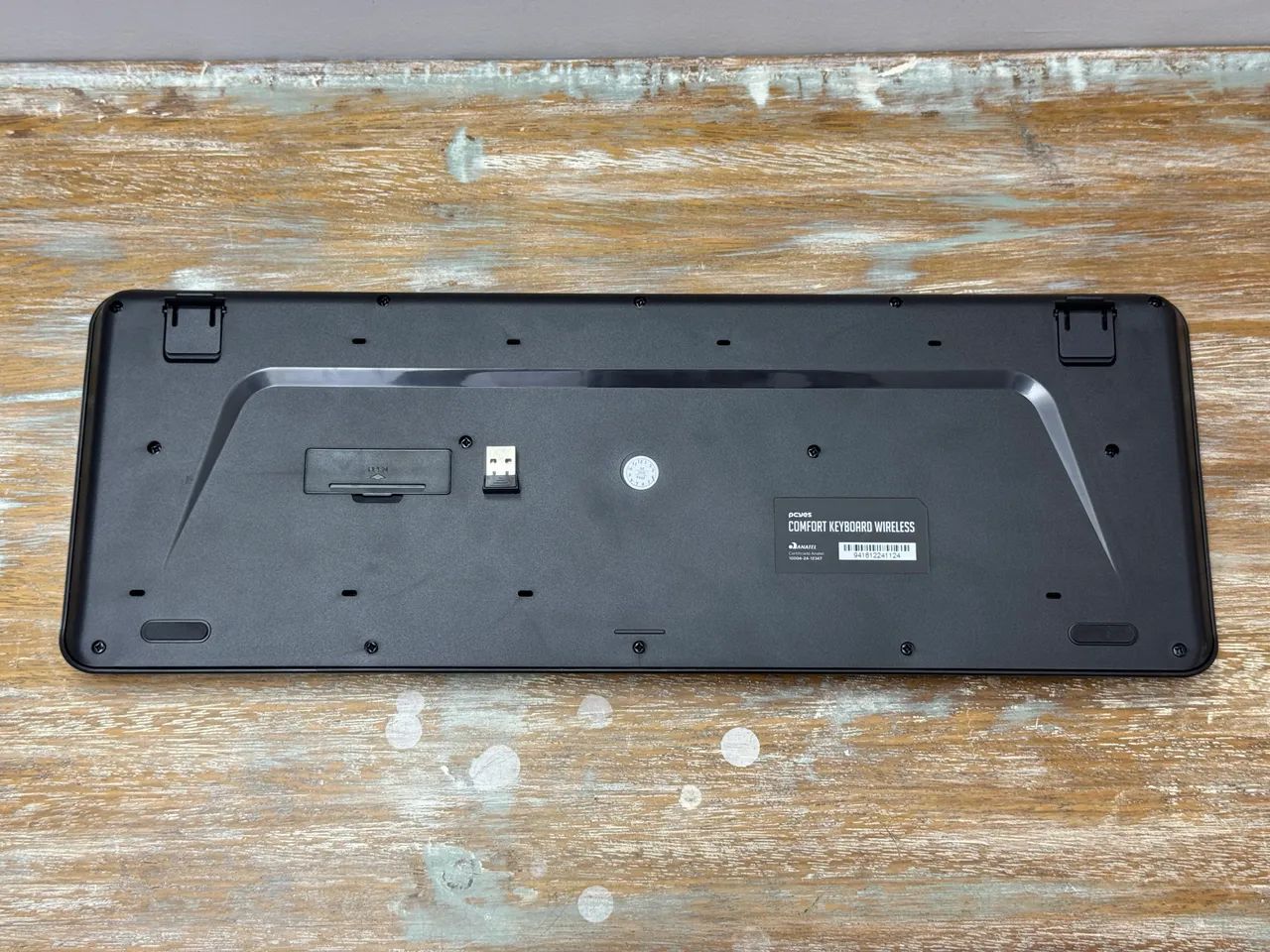 Teclado PCYes Comfort, Wireless, ABNT2, Full Size, Preto, CMFBKW - Foto 3