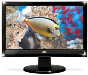 Monitor AOC 1619SWA LCD 15.6" - Preto - Widescreen - Foto 4
