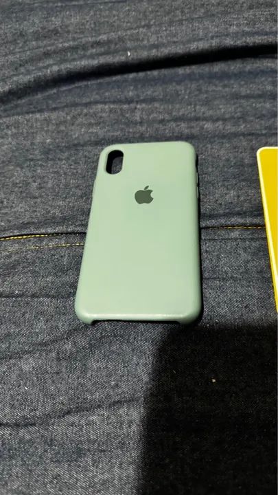 Capa Verde Militar para IPhone XR  - Foto 3