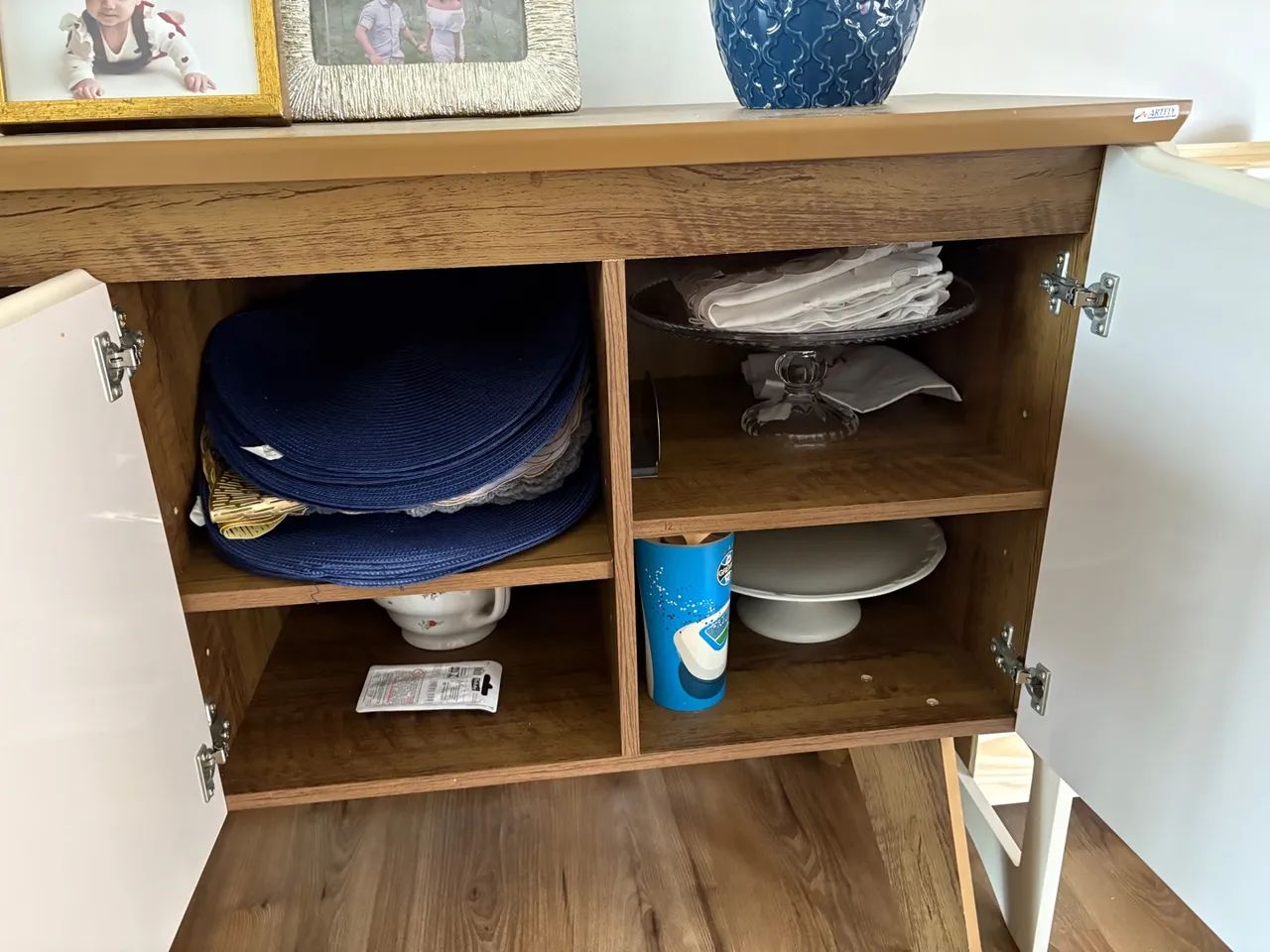 Sideboard with doors and wooden details
