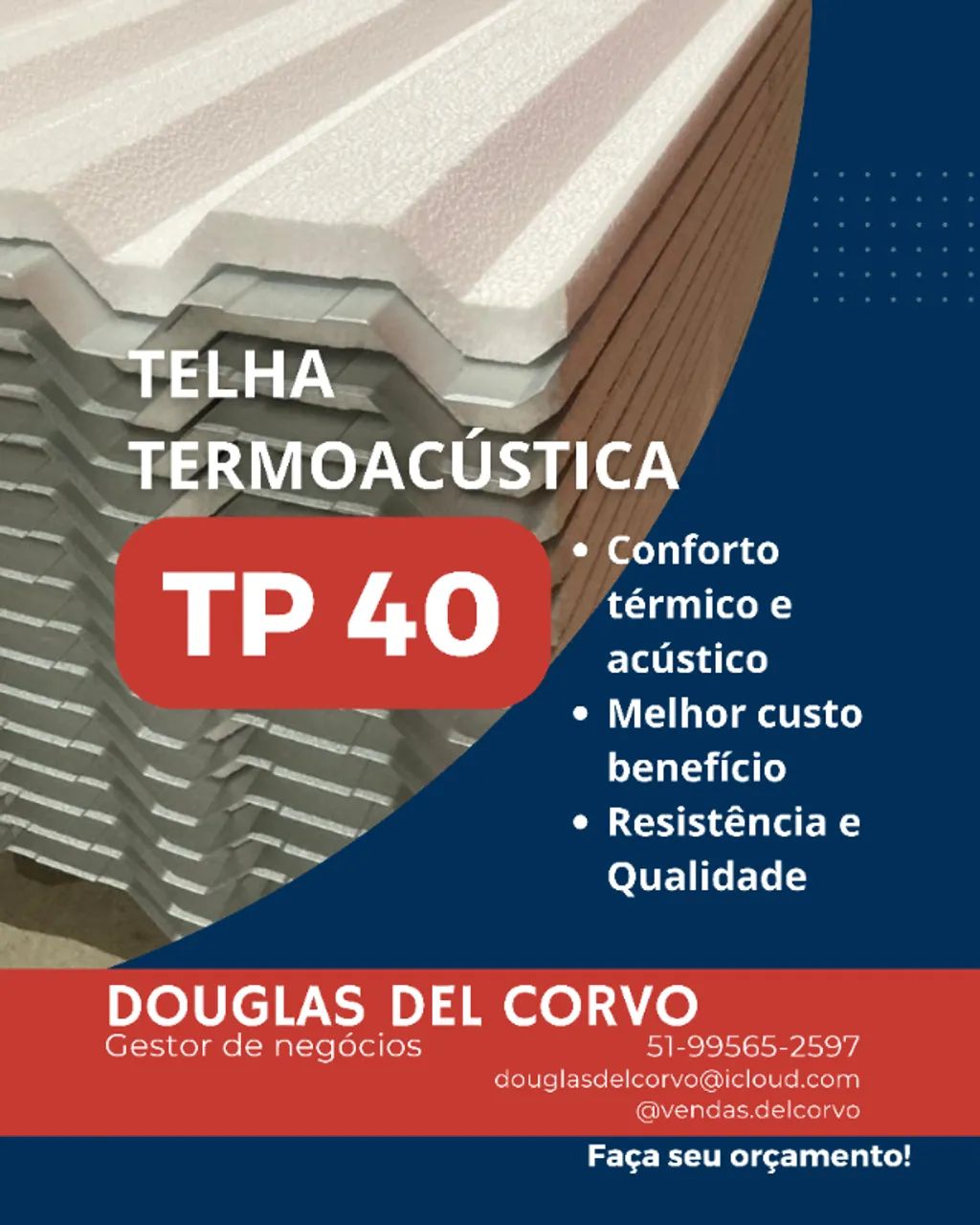 Telhas Sanduíche Semi Sanduíche