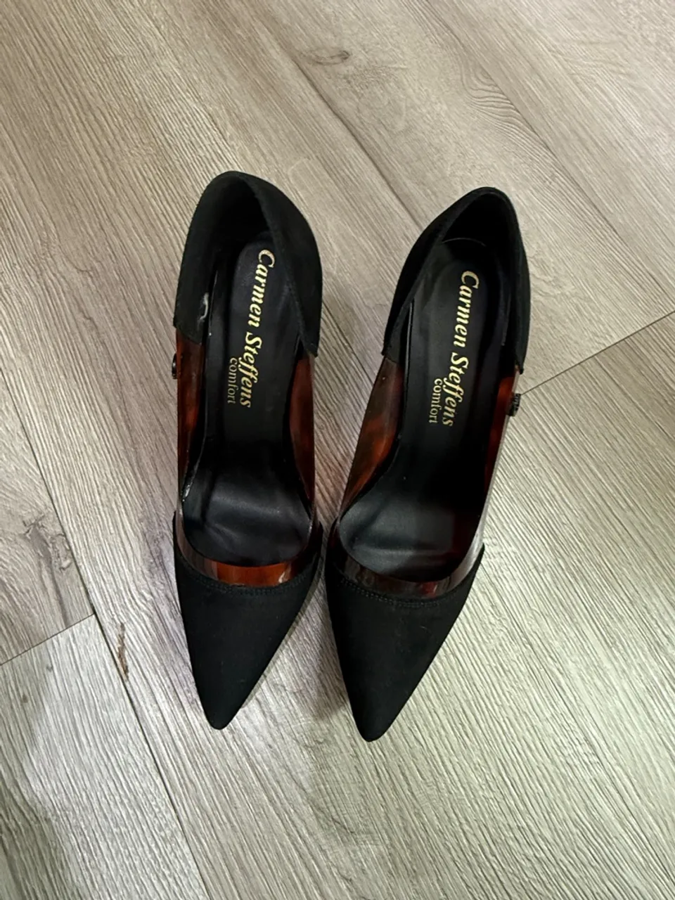 Scarpin Carmen Steffens Comfort preto