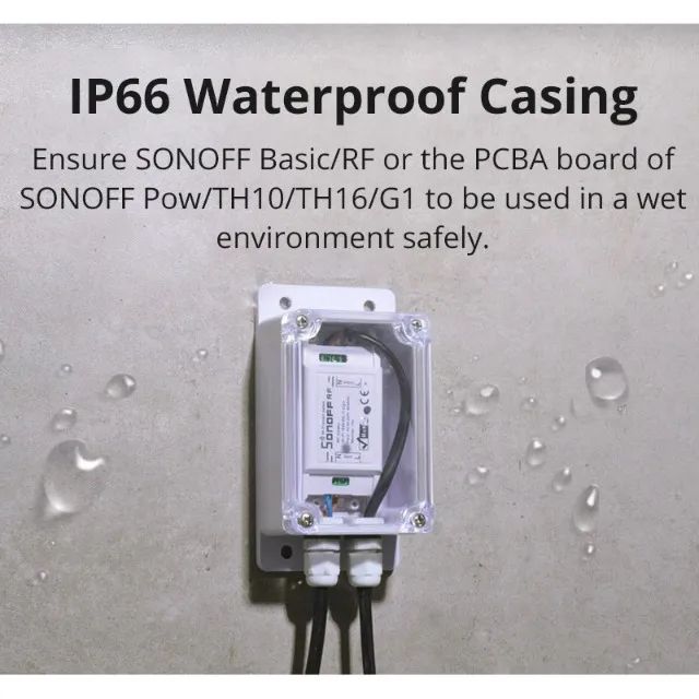 Sonoff Ip66 Case Basic Rf Pulse Waterproof Protection Box64529520669441123