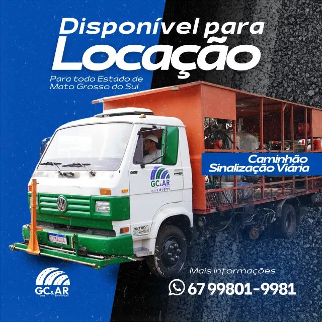 Locação Caminhão de Pintura Viária