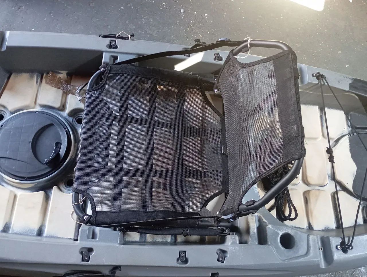 Vendo caiaque caiman 100 watz * valor 2.200 parcelo 12x somente venda - Foto 4