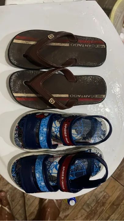 Sandálias e Chinelos Infantis - Tamanhos Diversos