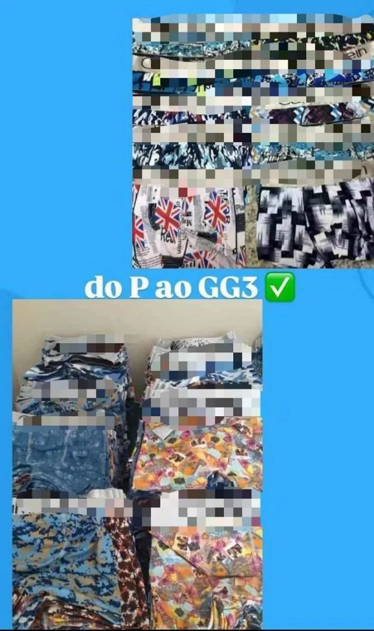 Cuecas masculinas - do P ao GG3