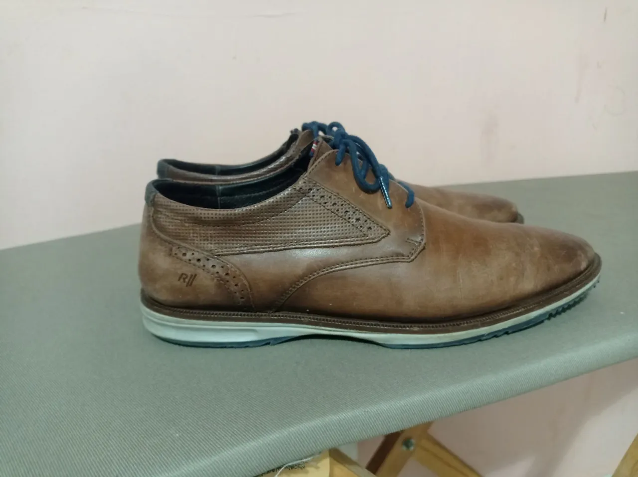Sapato Social Marrom couro