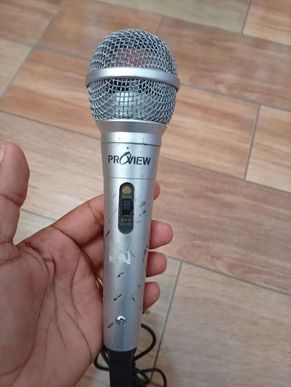 Microfone com fio entrada p10 - Foto 5