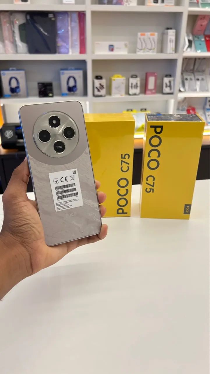 POCO C75 128GB/6 RAM e 256GB/8 RAM, NOVO LACRADO 1 ano de garantia  - Foto 2