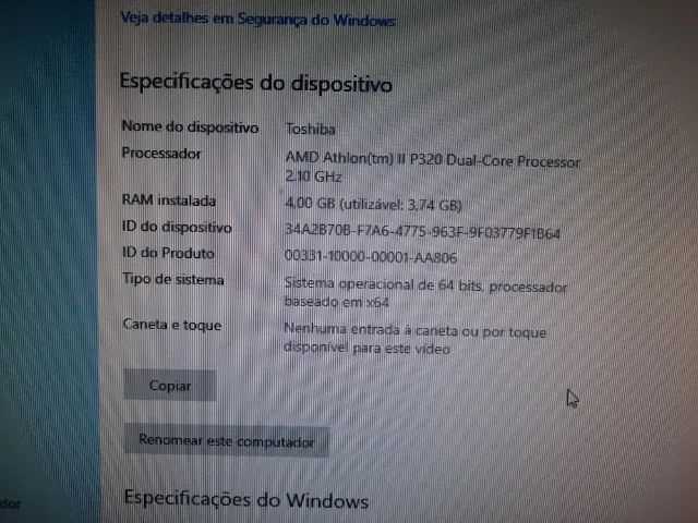 Notebook Toshiba Satelite L655D-S5050 ( Com defeito ) - Foto 5