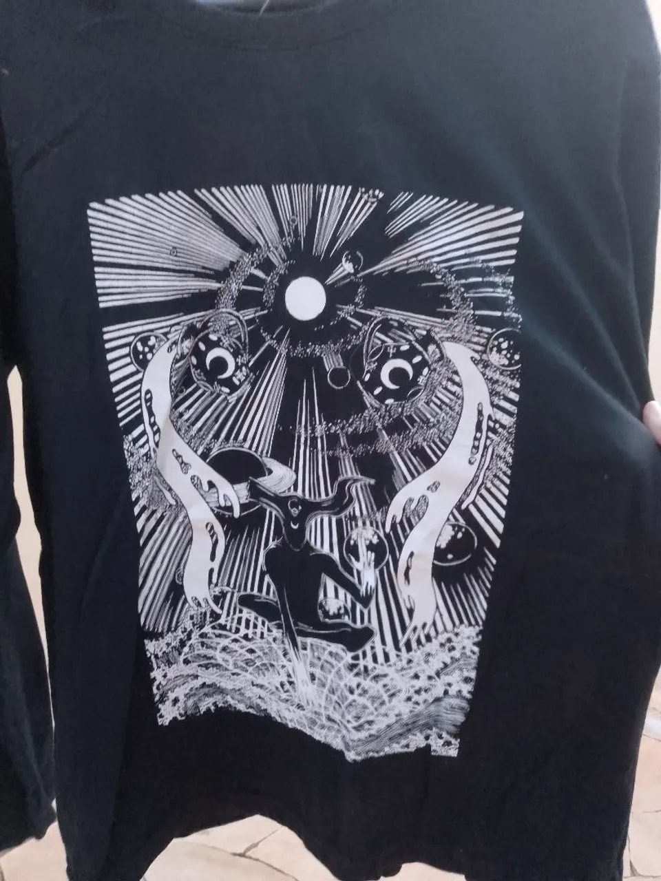 Manga longa preta - Siclo do Calango (Sem estampa na manga)