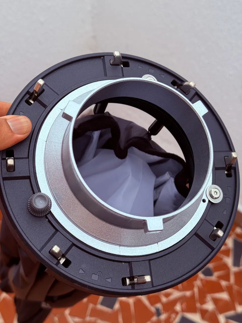 Octabox Triopo 120 cm Bowens + Grid + Bag - Estado impecável - Foto 4