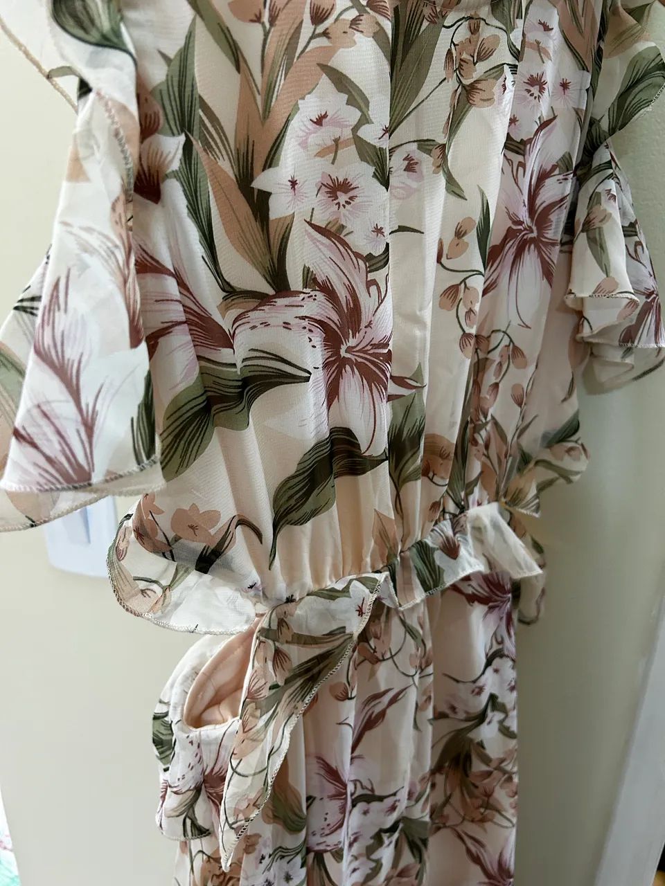 Vestido longo estampado - desapego