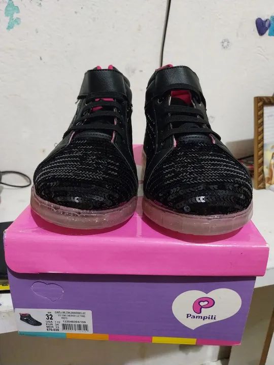 Tênis Infantil Pampili Sequined 32