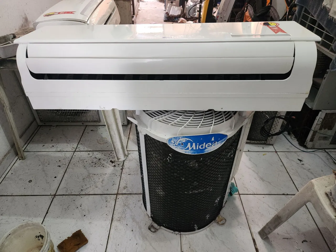 Split springer 22.000 btus 220 volts condensadora de cobre