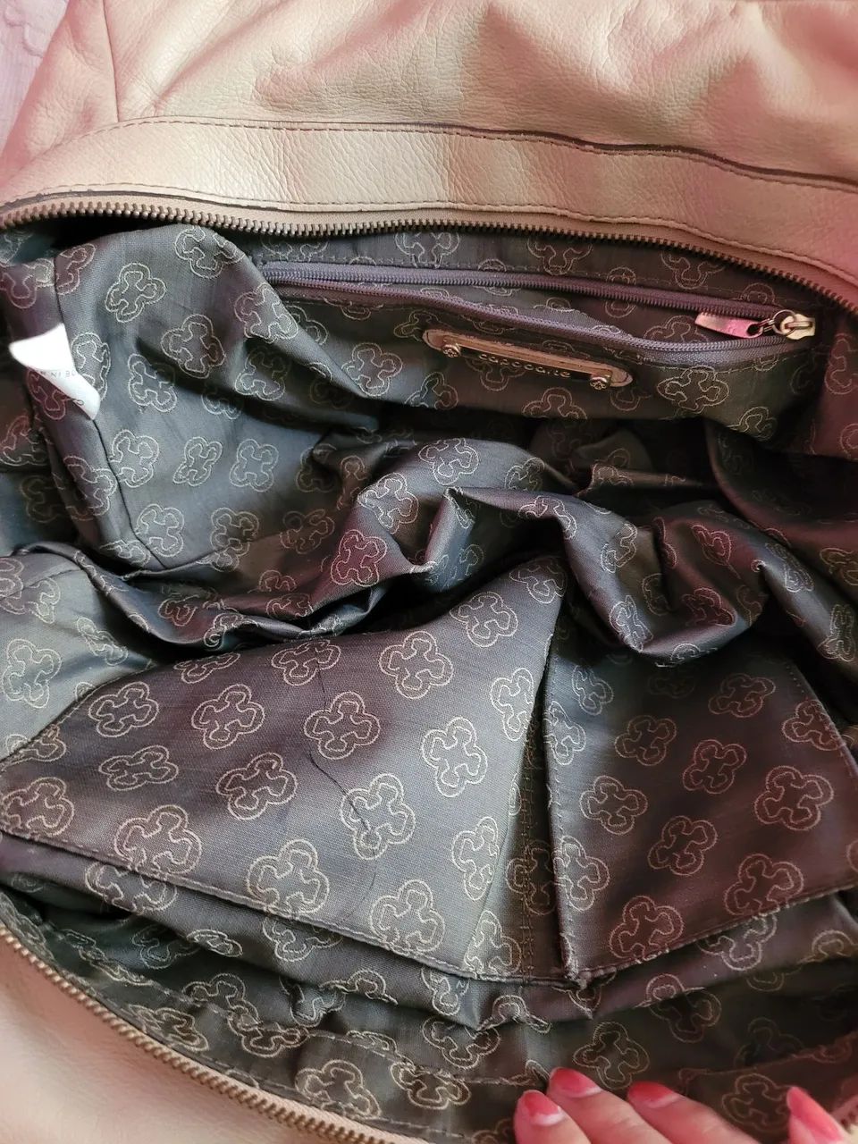 Bolsa média de couro legítimo capodarte - Foto 2