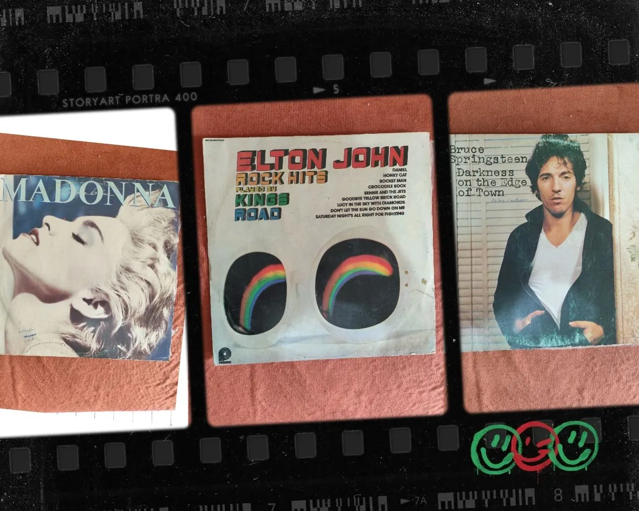 Discos de Vinil - Madonna, Elton John e Bruce Springsteen
