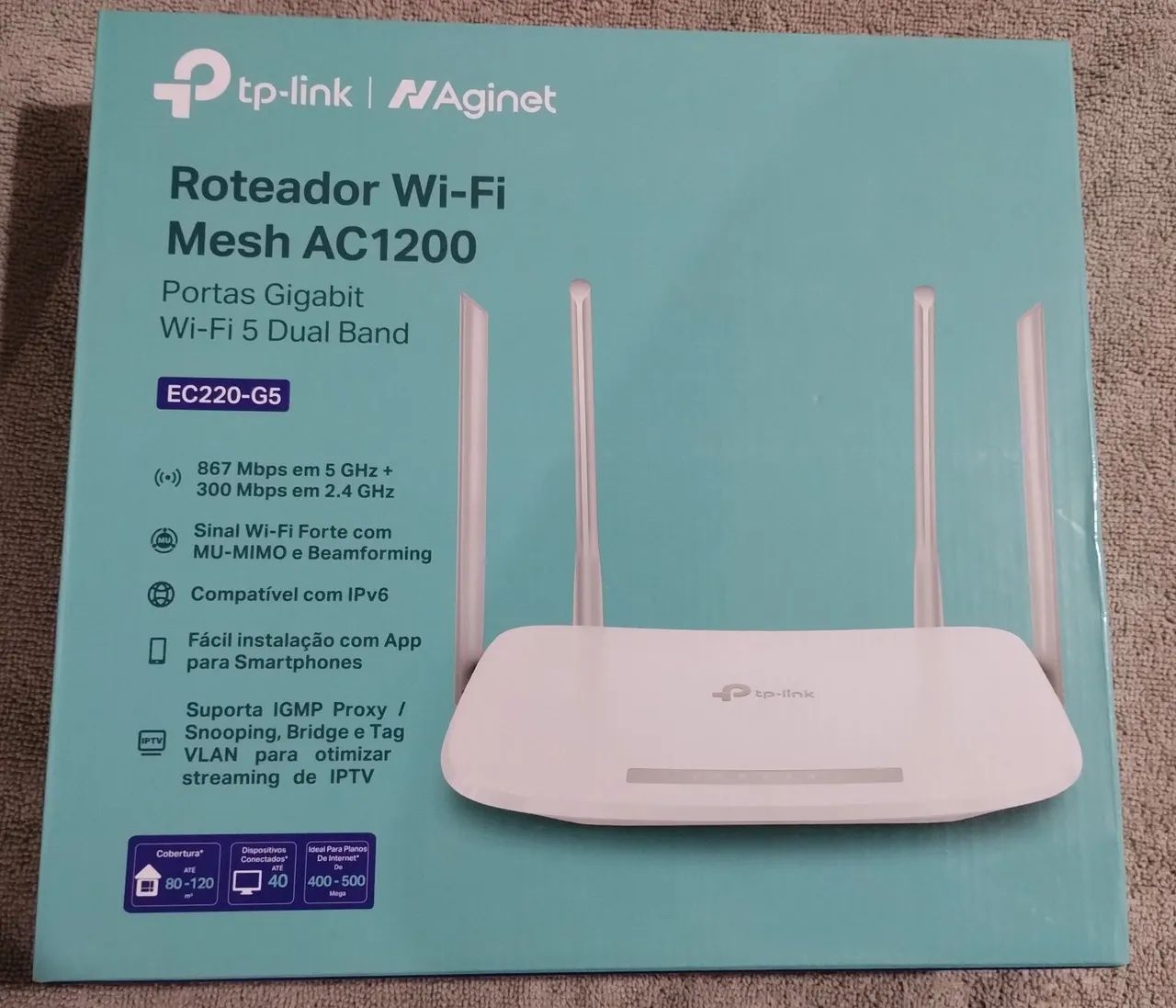 Roteador TP-Link Mesh ac1200 - Foto 2