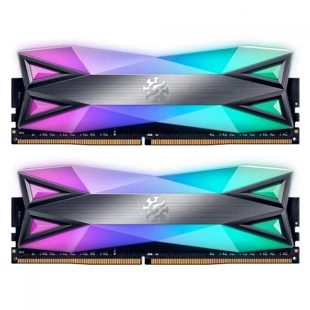 XPG Spectrix D60G DDR4 Memory, 32GB (2×16GB), 3200MHz, CL16, RGB, Gray64739260395521120