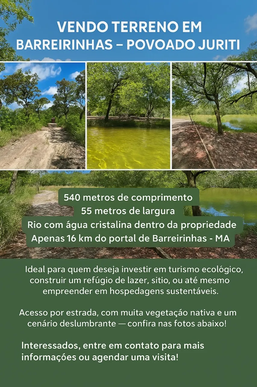 Sítio em Barreirinhas portal dos lençóis maranhenses!