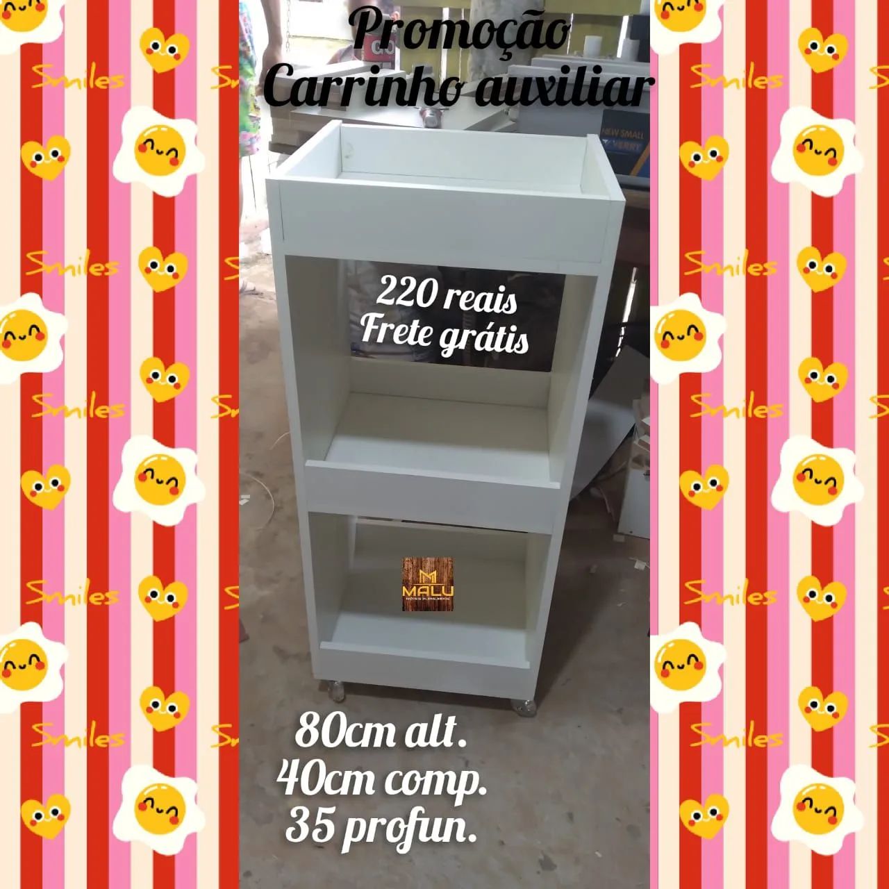 Carrinho auxiliar 