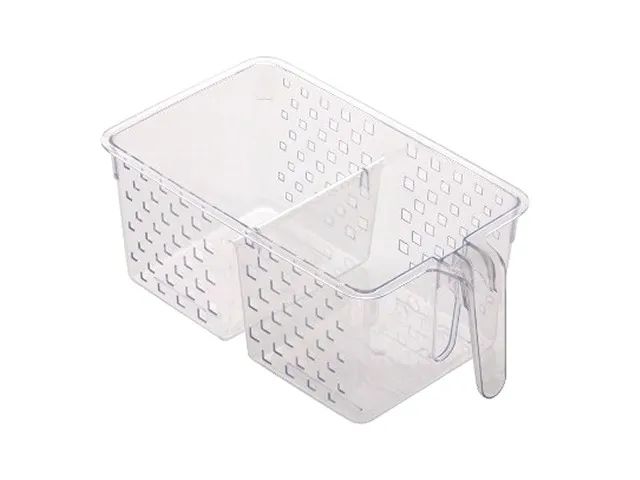 Cesta Organizadora Com Alça Para Geladeira Ou Despensa G - Foto 4