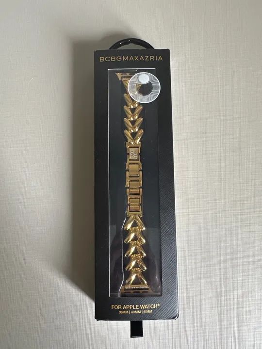 Pulseira BCBGMAXAZRIA para Apple Watch Dourada