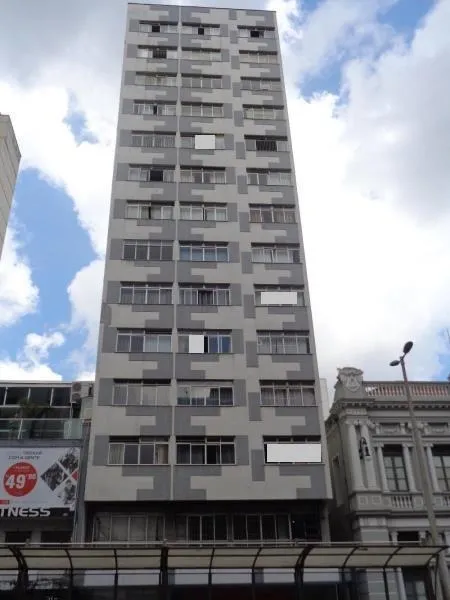 Apartamento quarto e sala amplo em plena Av. Rio Branco.