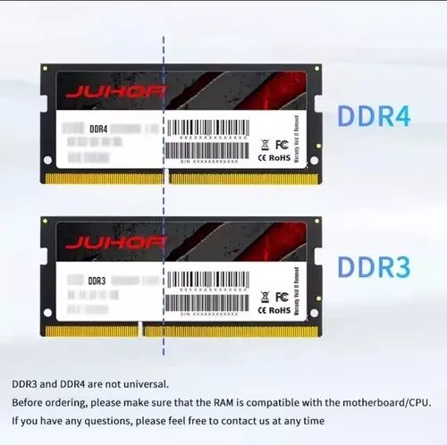 JUHOR DDR4 16GB 3200MHz Notebook RAM Memory64308007424130121
