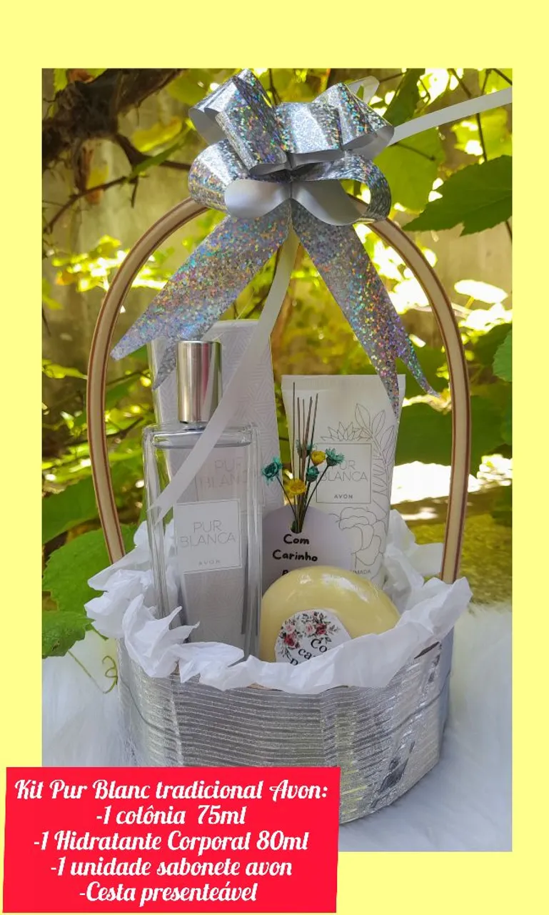 Kit Presente Pur Blanc Avon