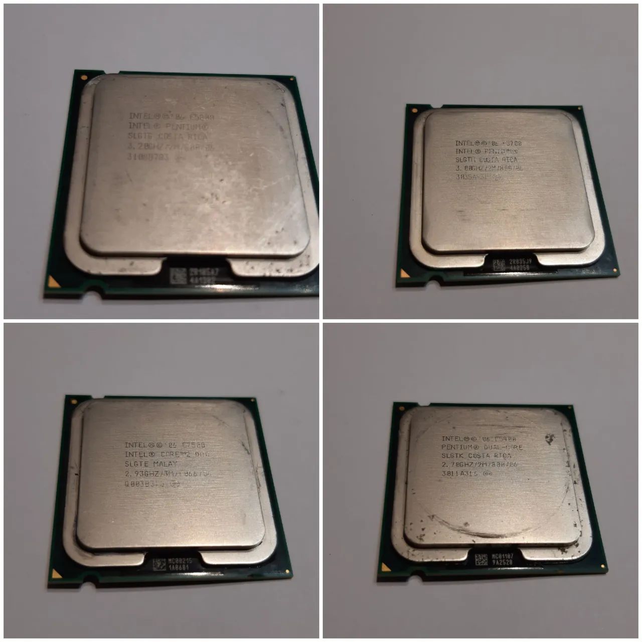 Kit com 6 processadores LGA 775 e Memorias - Foto 2